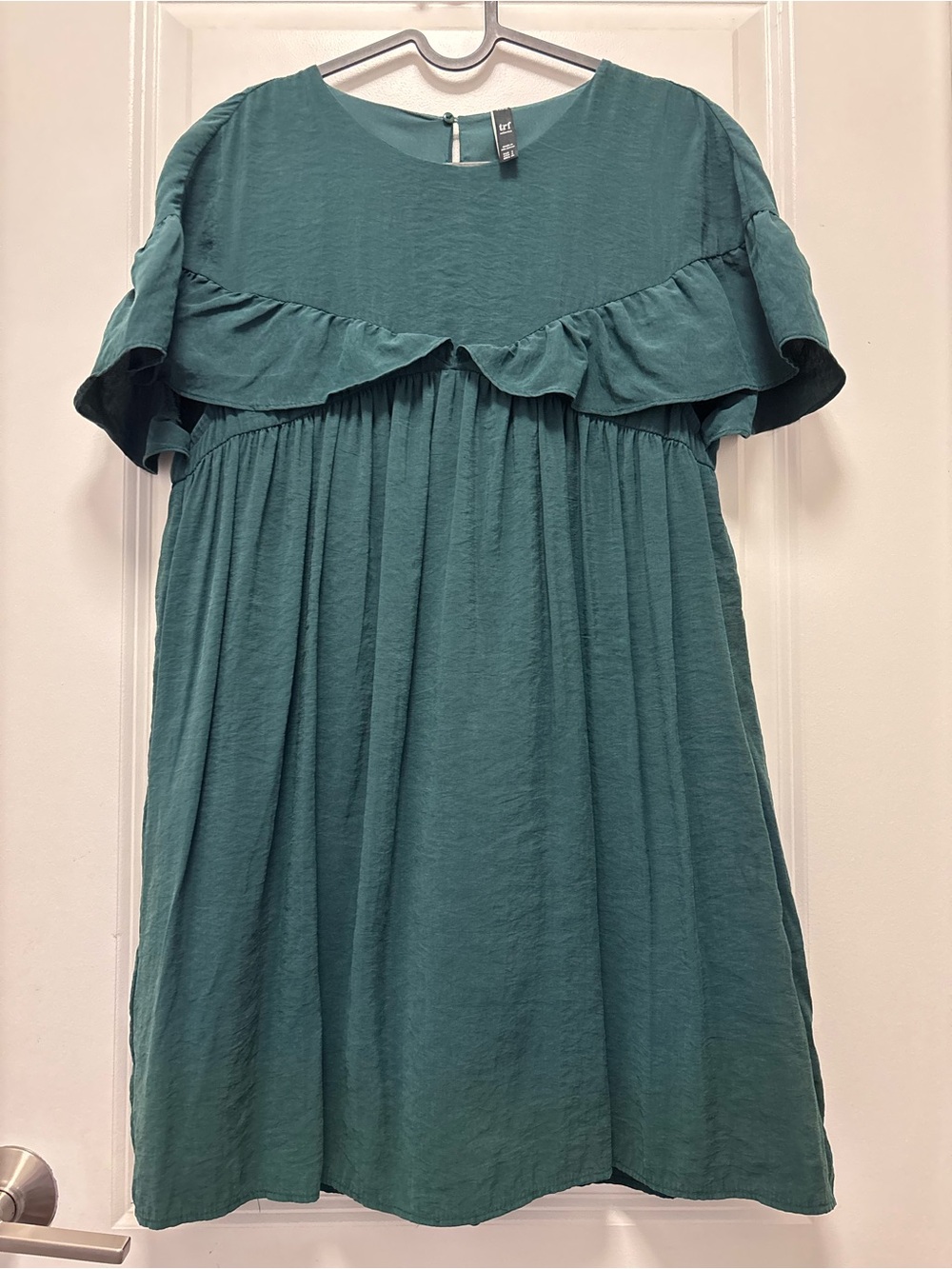 Zara trf collection Emerald green oversized pocket shorts romper/jumpsuit| - Picture 3 of 12